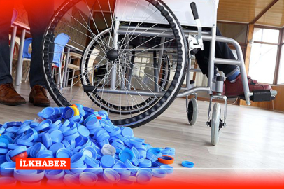 Plastik kapakları atmayın, biriktirin: Mavi kapaklar Omurilik felçlilerine umut olsun