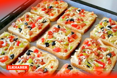 Kolay ve Lezzetli Ekmek Pizza Tarifi