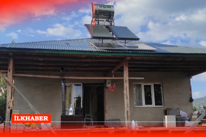 Saimbeyli Belediyesi'nden elektriksiz eve güneş paneli desteği