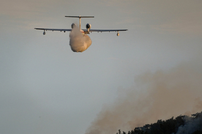 Azerbaycan'dan Türkiye'ye gönderilen amfibi uçak yangın söndürme görevini tamamladı