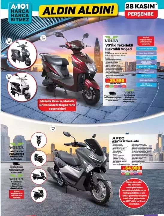 A101, 28 Kasım Perşembe günü satışa sunacağı yeni aktüel ürünler