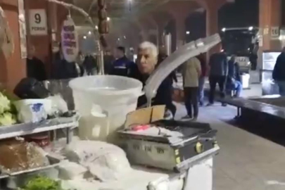 Tezgahına el konulan "Yılancı Osman" ortalığı birbirine kattı