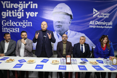 Yüreğir Belediye Başkanı Ali Demirçalı, Karabekir Mahallesinde kentsel dönüşüm süreci hakkında konuştu