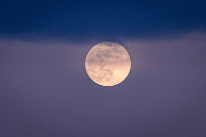 Yılın ilk dolunayı "Kurt Ayı" Hatay'ın Belen ilçesinde görüntülendi