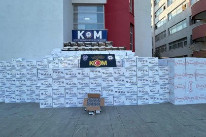 Adana'da 7 milyon 50 bin kaçak makaron ele geçirildi, 1 gözaltı