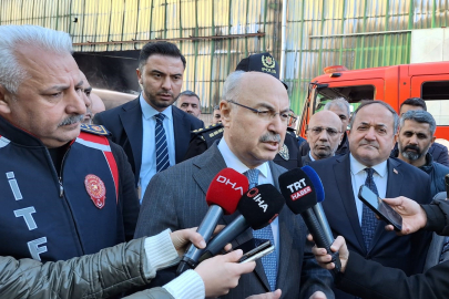 Adana Valisi Köşger: Seyhan’daki yangının başka işyerlerine sirayet etmesi önleniyor