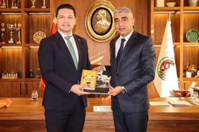 ABB Altın Koza A.Ş Genel Müdürü Hüseyin Orhan Adana Barosu Başkanı Av. Volkan Böke’yi ziyaret etti