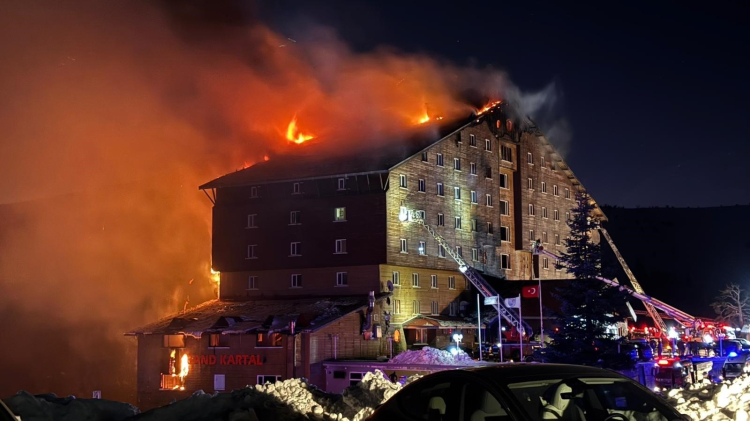 bolu otel yangını