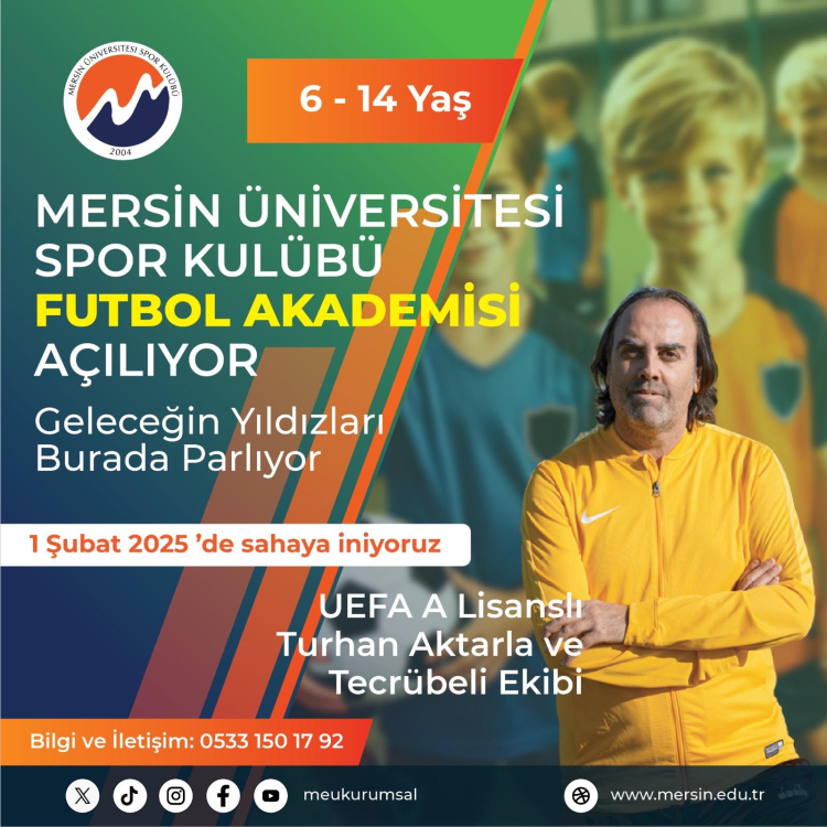 Mersin Üniversitesi Spor Kulübü’nden geleceğin yıldızlarına özel futbol akademisi 5