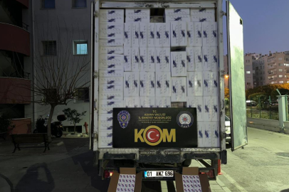 Adana’da 5 milyon kaçak makaron ele geçirildi