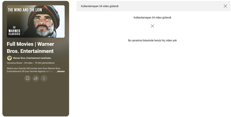 Warner Bros., bazı filmlerini YouTube’da ücretsiz yayınlamaya başladı 2