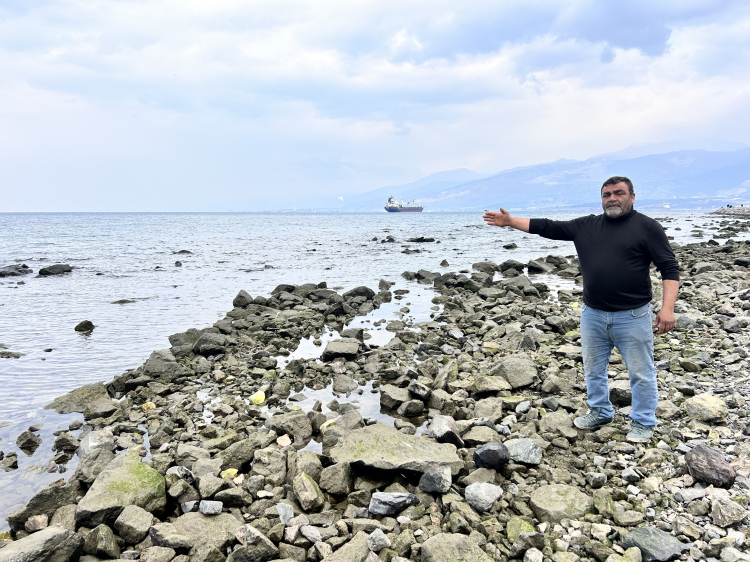 iskenderun körfezi denizde çekilme