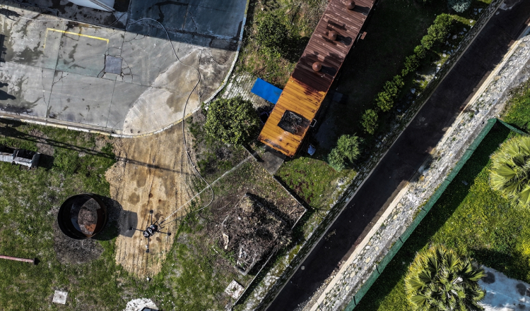 yangın söndürme dronu