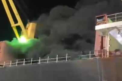 Yumurtalık’ta Sanko Limanı’ndaki yangın, bölge sakinlerini tedirgin etti