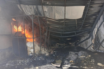 Ankara Akyurt’ta fabrikada büyük yangın!