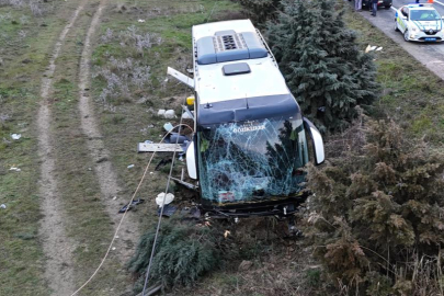 Çanakkale’de tur otobüsü kazası: 37 yaralı