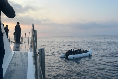 İzmir Seferihisar'da 36 düzensiz göçmen sahil güvenlik tarafından yakalandı