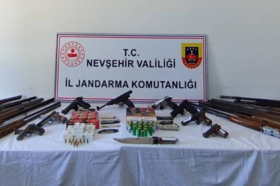 Nevşehir’de silah ve uyuşturucu operasyonu: 9 gözaltı