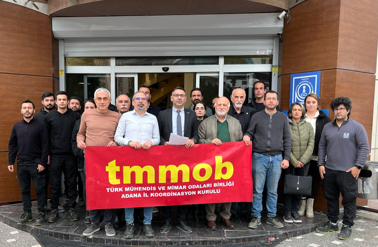 TMMOB Adana İl Koordinasyon Kurulu (İKK) Sekreteri Kerem Şahin