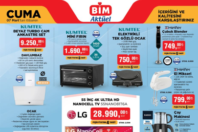 BİM 7 Mart'ta büyük indirimlerle yeni ürünleri satışa sunuyor! İşte BİM'e bugün gelecek aktüel ürünler