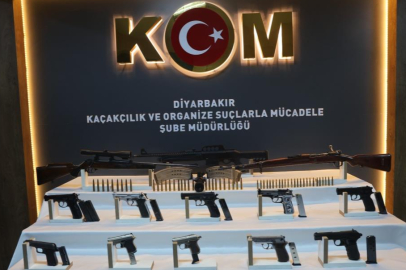 Diyarbakır ve Batman’da silah kaçakçılığı operasyonu: 17 gözaltı