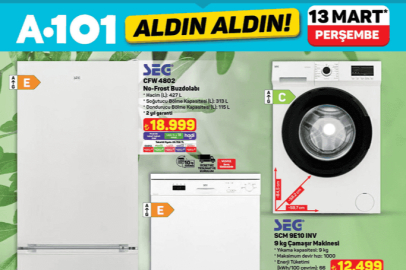 A101 13 Mart 2025 Aktüel Kataloğu: Bu hafta elektrikli moped, akıllı telefonlar ve binlerce ürün raflarda!