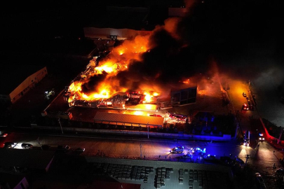 Çorum'da gıda fabrikasında yangın çıktı