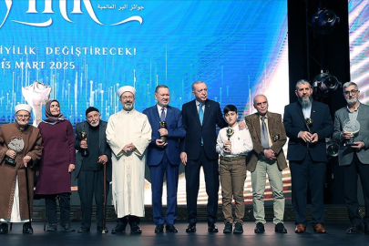 TDV Uluslararası İyilik Ödülleri sahiplerini buldu