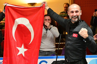Bilardoda Türk finali'nde Semih Saygıner dünya şampiyonu oldu