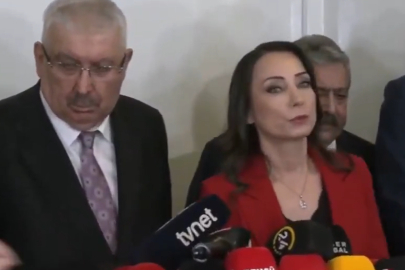 Tülay Hatimoğulları, 'Sayın Öcalan' dedi, MHP'li Semih Yalçın başını eğdi