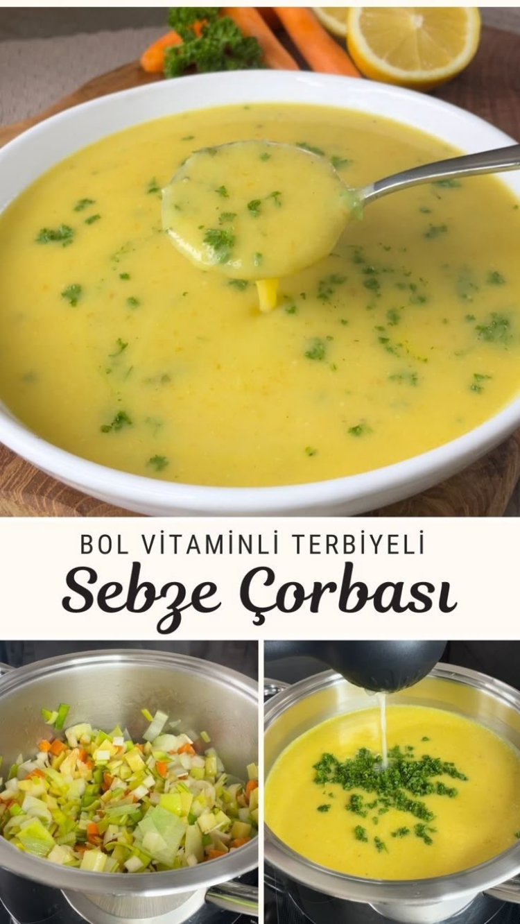 Terbiyeli Sebze Çorbası