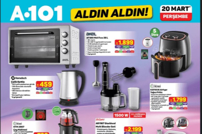 A101  20 Mart Perşembe aktüel kataloğu yayınlandı: Büyük fırsatlar başladı!