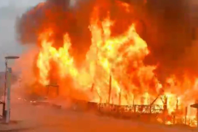 Bolu’da faaliyeti durdurulan Rüya Çiftliği Otel’in restoranında yangın çıktı