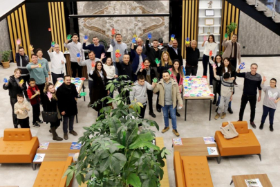 Kütahya OSB'den otizm farkındalığına renkli dokunuş