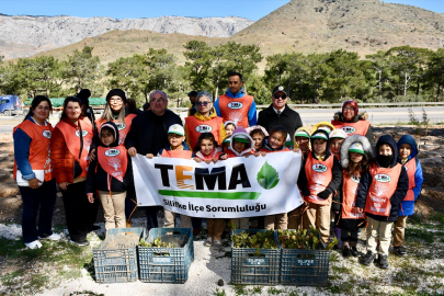 Mersin Silifke’de 700 fidan toprakla buluştu