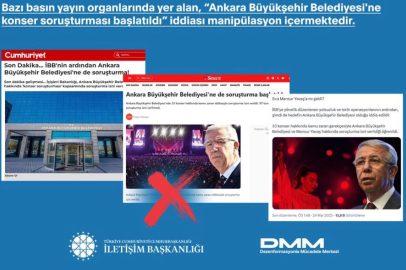 Ankara Büyükşehir Belediyesi’ne yönelik “Konser Soruşturması” iddialarına yalanlama