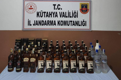 Kütahya’da 44 litre sahte içki ele geçirildi
