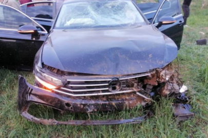 Diyarbakır Silvan'da otomobil takla attı: 4 Yaralı