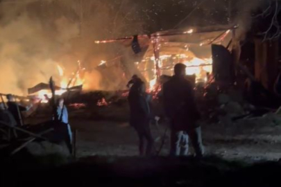 Bayram günü evsiz kaldılar