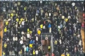 Osimhen'in golü sonrası kadıköy karıştı! Fenerbahçeli taraftarlar birbirine girdi