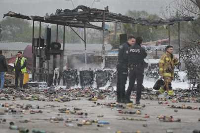 Bursa'da geri dönüşüm tesisinde patlama 