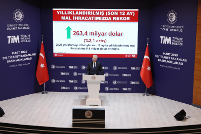 Bakan Bolat: Mart ayında 23,4 milyar dolarlık ihracat gerçekleştirdik