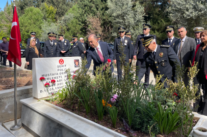 Adana’da Türk Polis Teşkilatının 180. yılında şehitler kabirleri başında dualarla anıldı