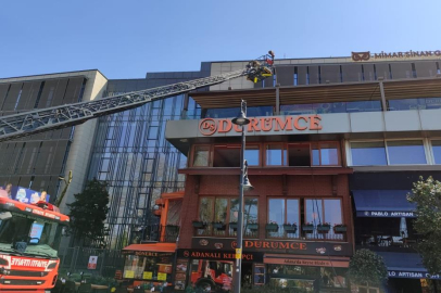 Beşiktaş'ta kafede çıkan yangın korku dolu anlar yaşattı