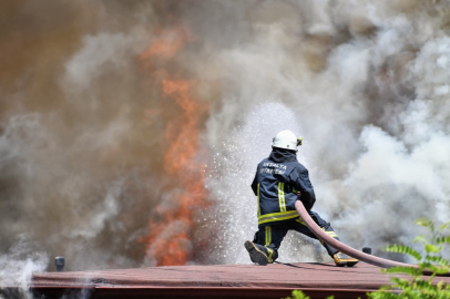Zeytinpark'ta yangın paniği