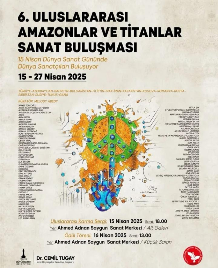 İzmir’de şiir ve sanatın buluşması Dünya şiir günü ve Amazonlar-Titanlar etkinliği sanatseverlerle buluşuyor 2