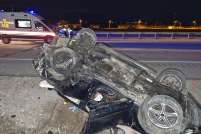 Karaman’da feci kaza: 1 ölü, 2 ağır yaralı