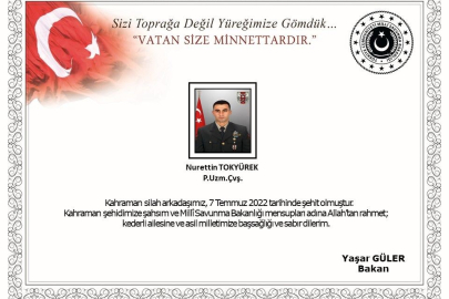 Pençe-Kilit Operasyonunda Şehit Nurettin Tokyürek’in naaşına ulaşıldı