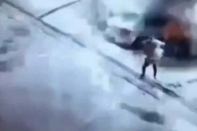 Samsun’daki baba ve kızlarının hayatını kaybettiği heyelan faciasının dehşet anları kamerada