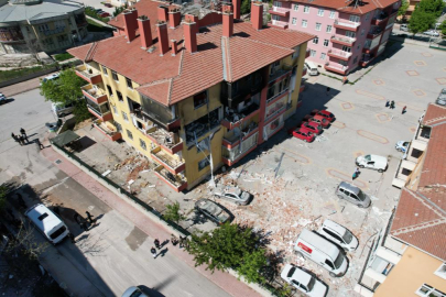 Doğalgaz patlamasının şiddeti gündüz ortaya çıktı